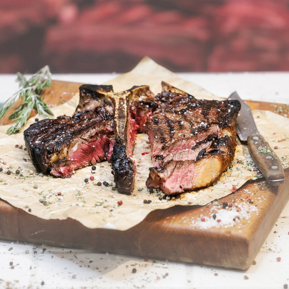 B&M Dry-Aged Rinder Porterhouse Steak (Angus) - BAUER UND METZGER
